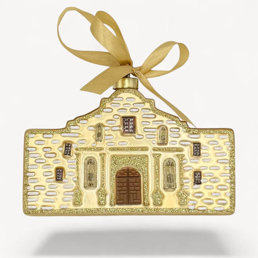 2026 Blown Glass Texas Christmas Ornament