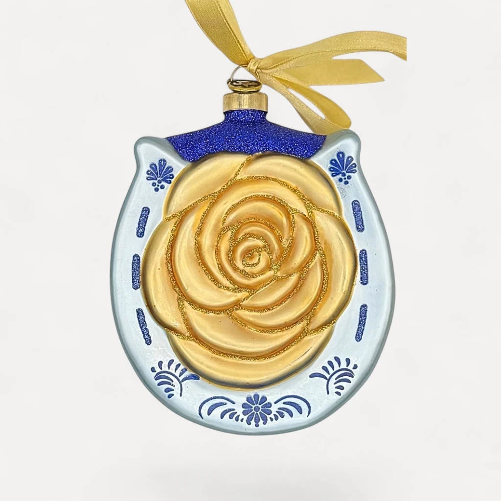 2026 Blown Glass Texas Christmas Ornament
