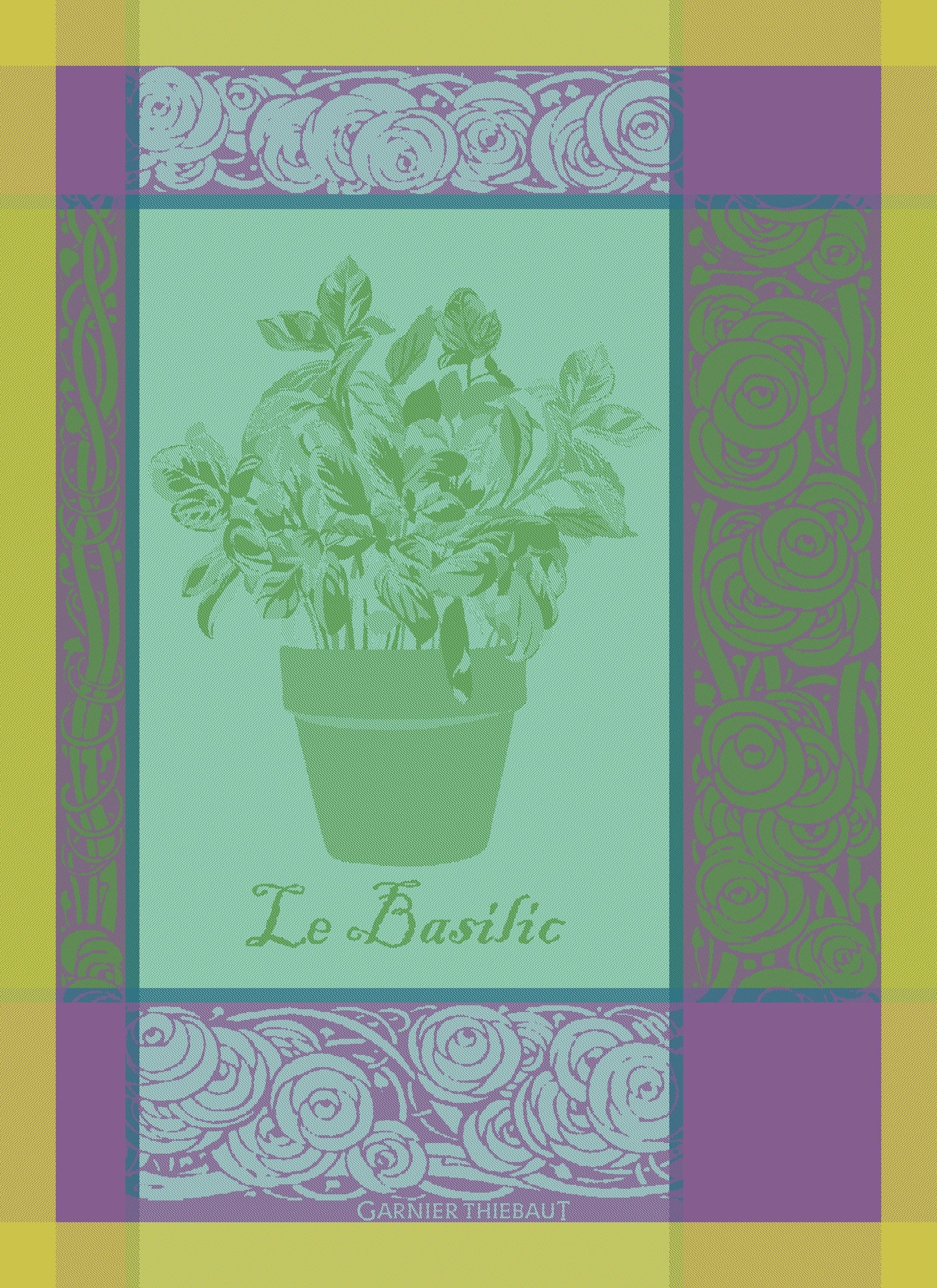Garnier Thiebaut Jacquard Kitchen Towels
