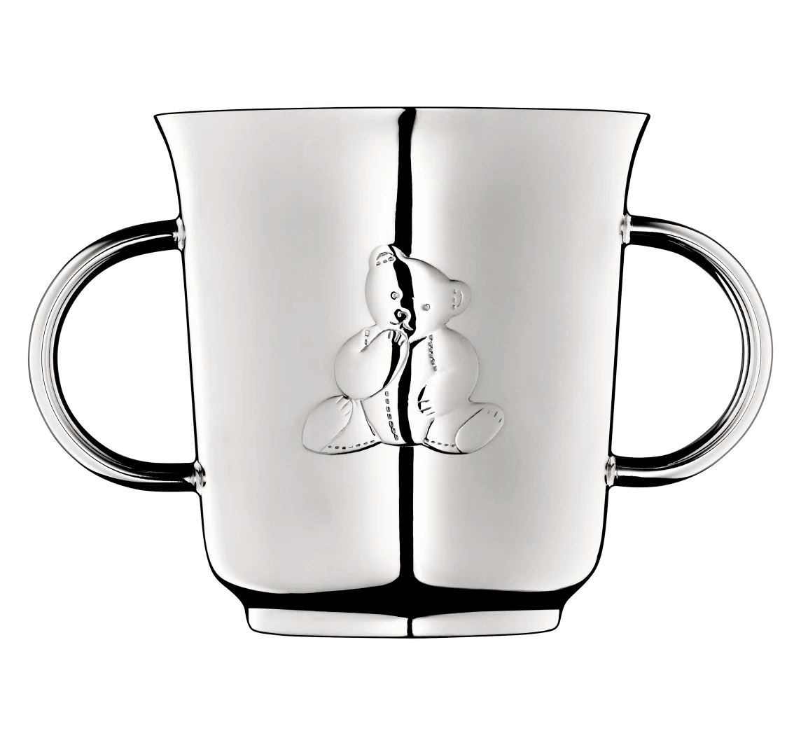 Charlie Bear Silver-Plated Baby Cup