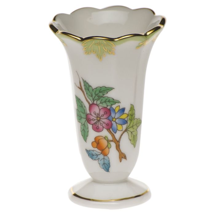 Scalloped Bud Vase