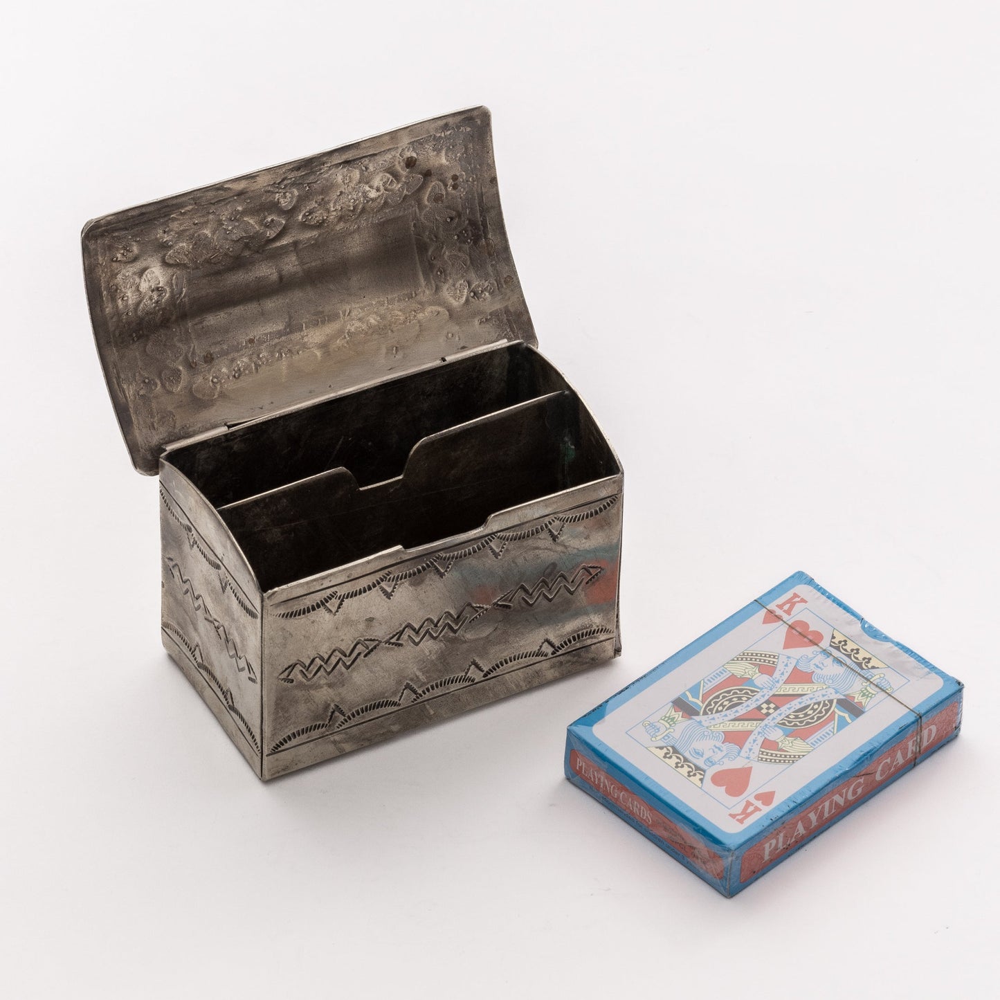 Stamped Card Playing Holder