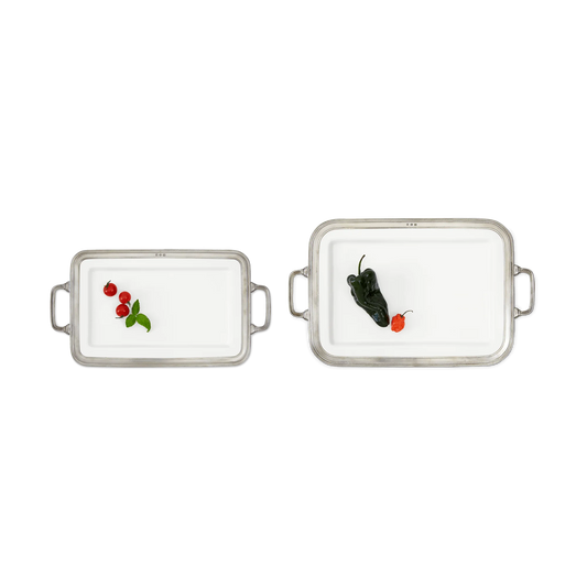 Gianna Rectangular Platter with Handles