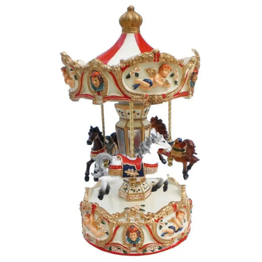 Grand Carousel Angel Red