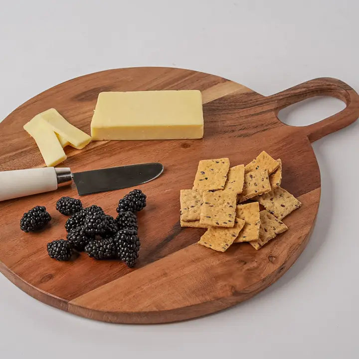 Acacia Circle Serving Board