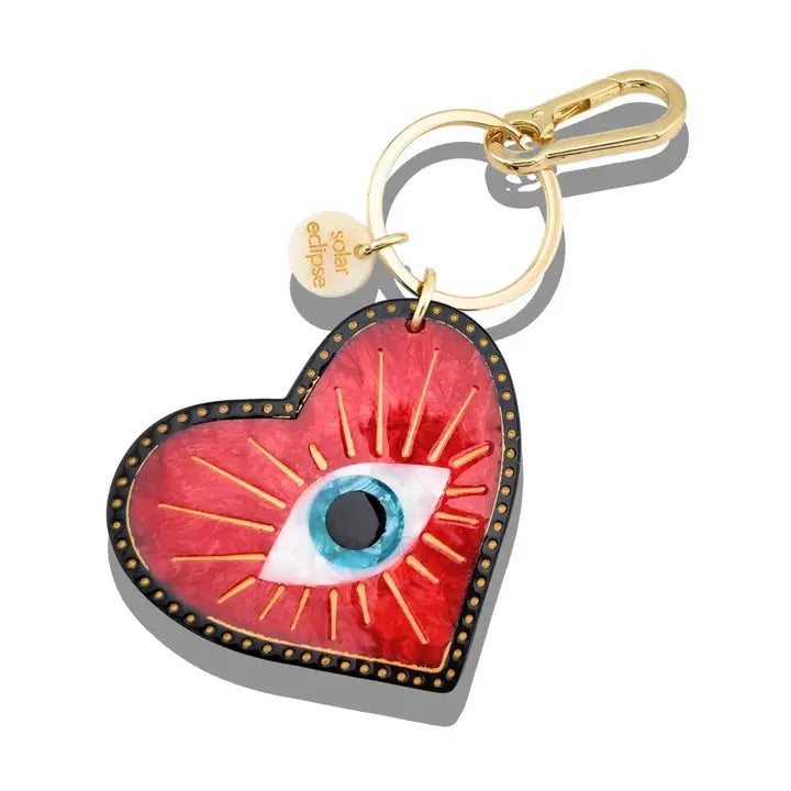Hand-Painted Bag Charm + Keychain