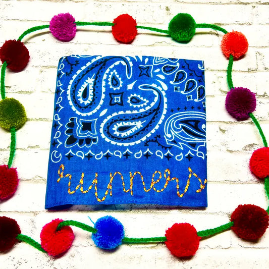 Runners Embroidered Bandana 70% OFF