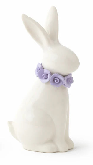 Bunny with Floral Collar