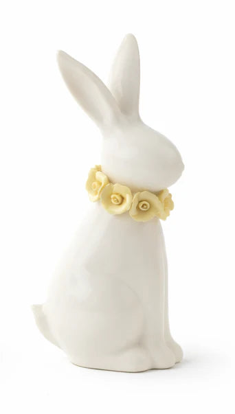 Bunny with Floral Collar