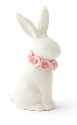 Bunny with Floral Collar
