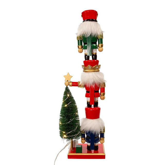 18“ Battery-Operated Nutcracker With Tree