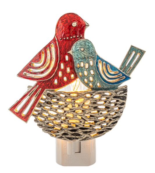 Birds in Nest Night Light