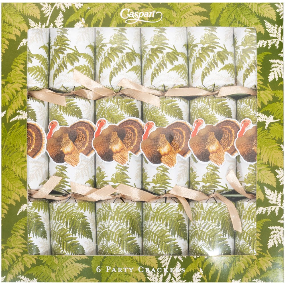 Turkey Among Ferns Celebration Crackers