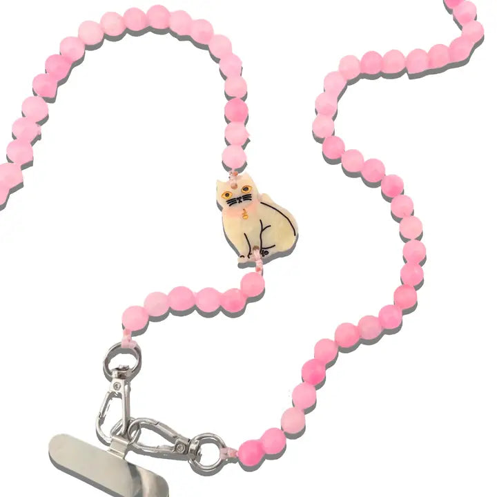 Hand-Painted Crossbody Phone Chain
