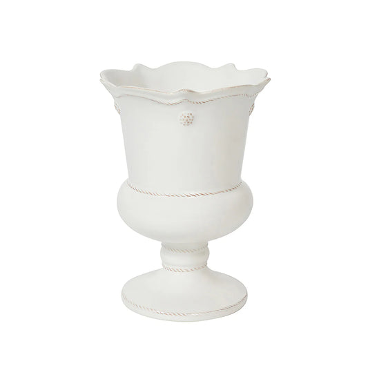 Petite Parterre Garden Vase - Whitewash