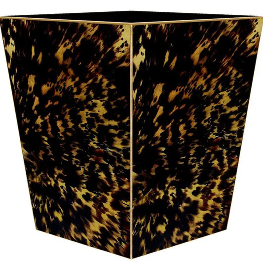 Tortoise Shell Wastepaper Basket