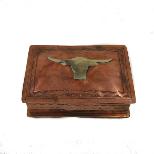 Longhorn Icon Box- Copper