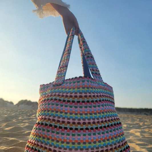 Pom Pom Beach Tote Bag