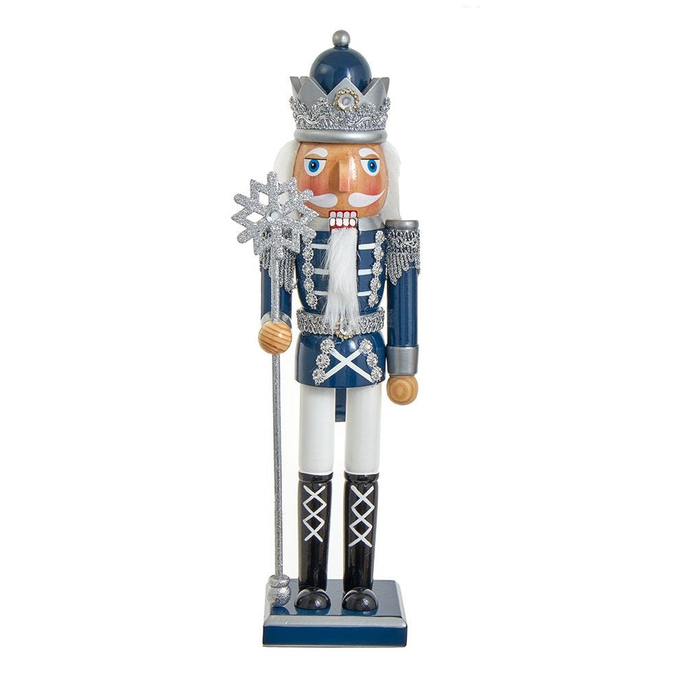 Dark Blue And Silver Nutcracker