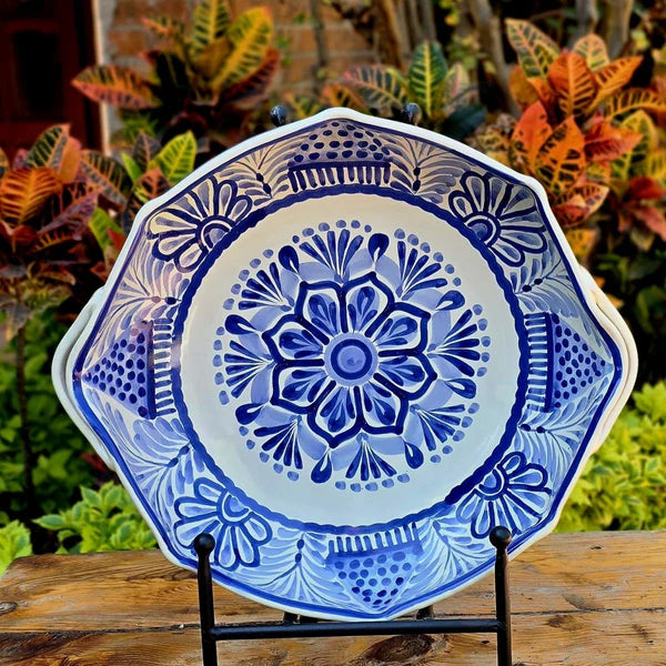 Octagonal Bowl with Handles