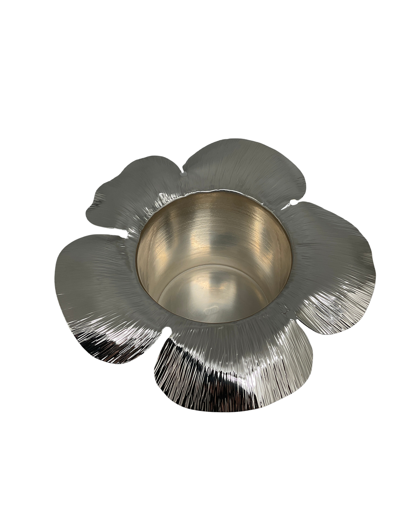 Silverplated Flower Wine Coaster