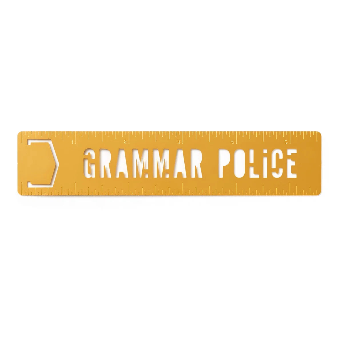 Grammar Police Metal Bookmark Stencil