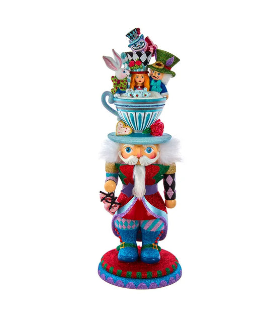 18" Hollywood Nutcrackers™ Alice Teacup Hat Nutcracker