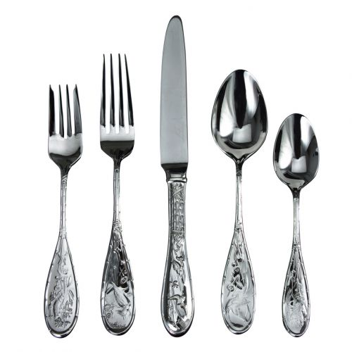 Japanese Bird Flatware