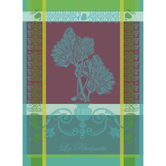 La Rhubarbe Turquoise Kitchen Towel