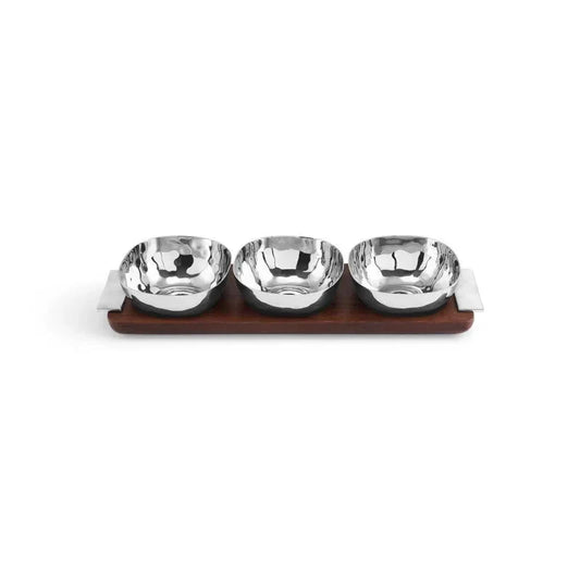 Reflective Triple Bowl