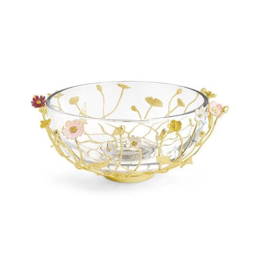 Wildflowers Glass Bowl