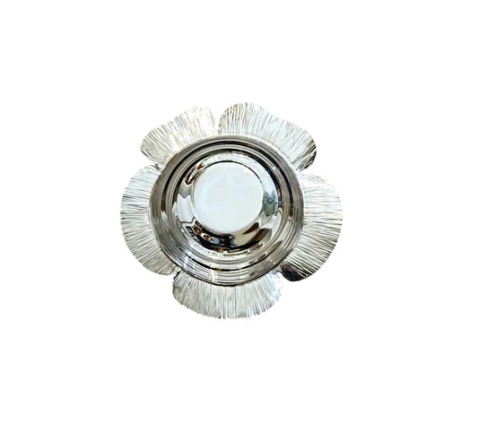Silverplated Flower Nut Bowl (4 1/2x 2)"
