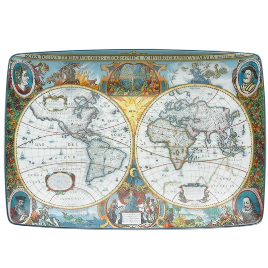 World Map Hondius Tray