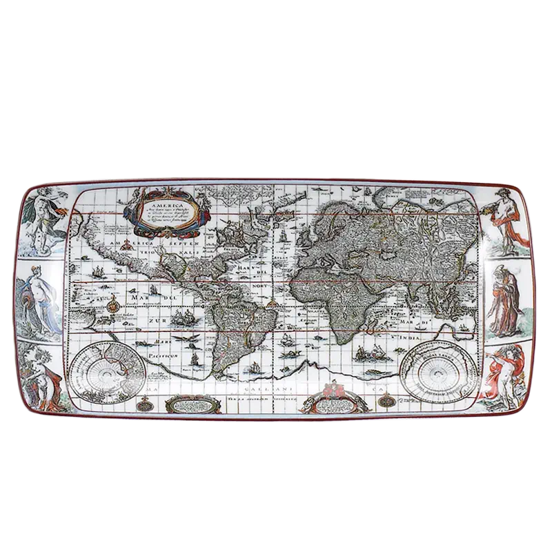 Blaeu Mercator Map Tray