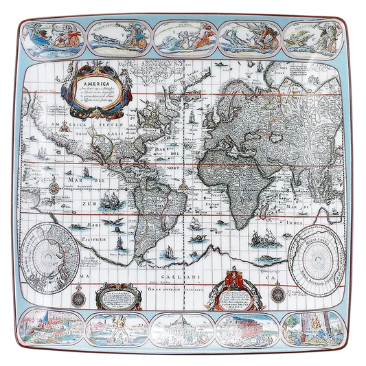 Blaeu Mercator Map Tray