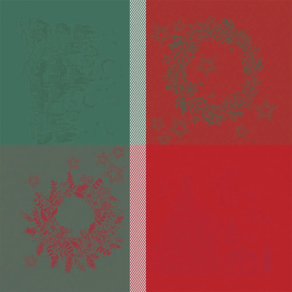 Noel Magique Houx Jacquard