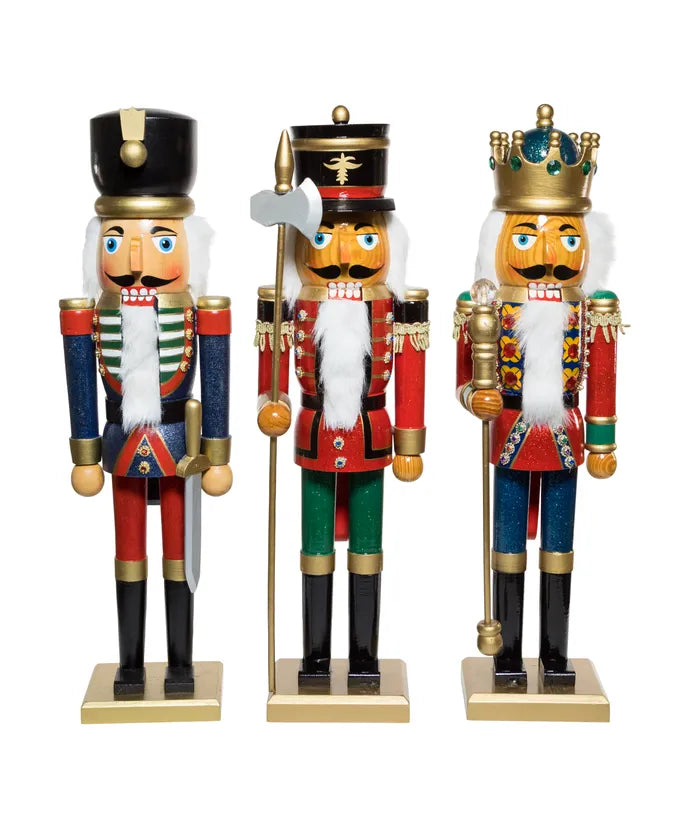 20" King and Soldier Nutcracker