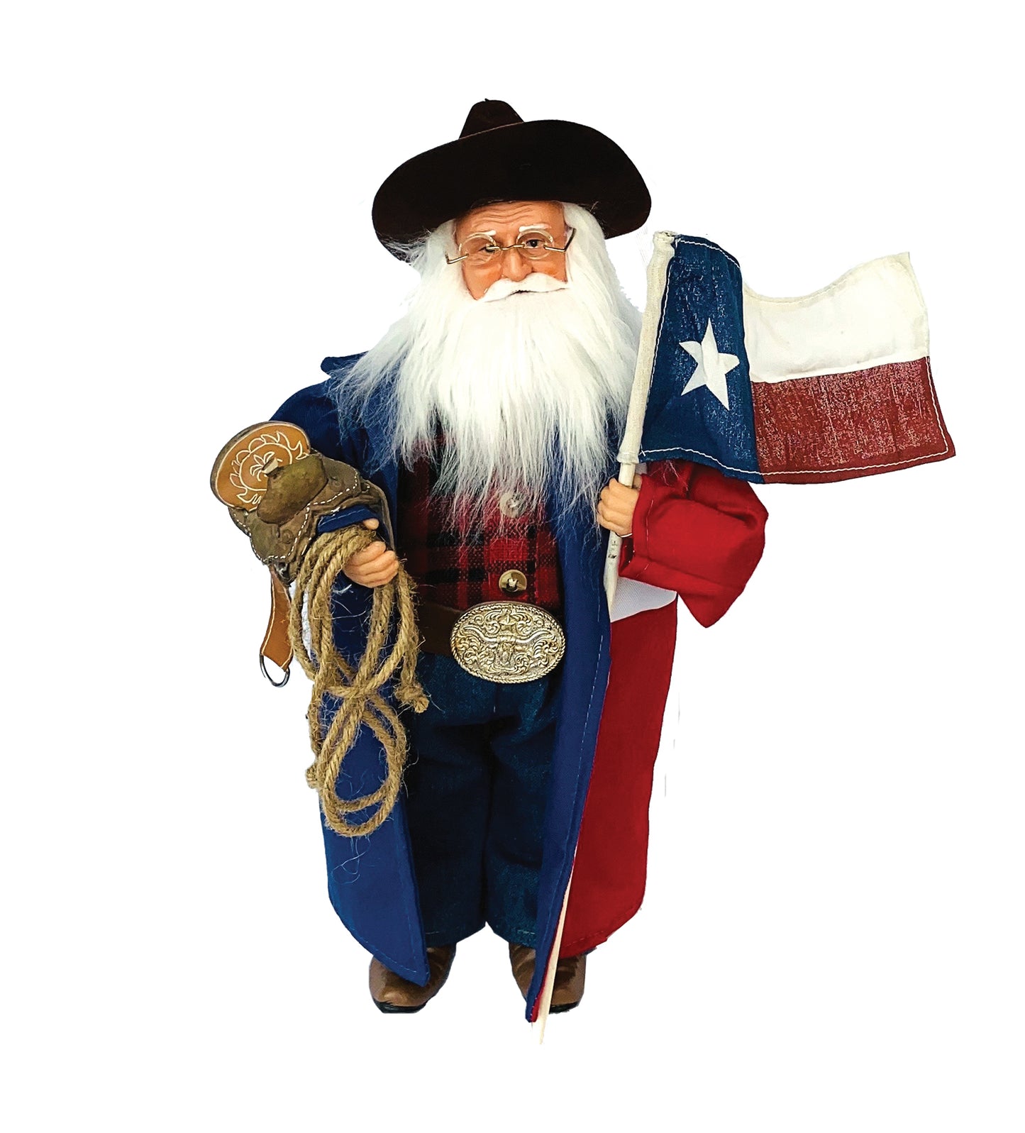 Texas Cowboy Santa 15"