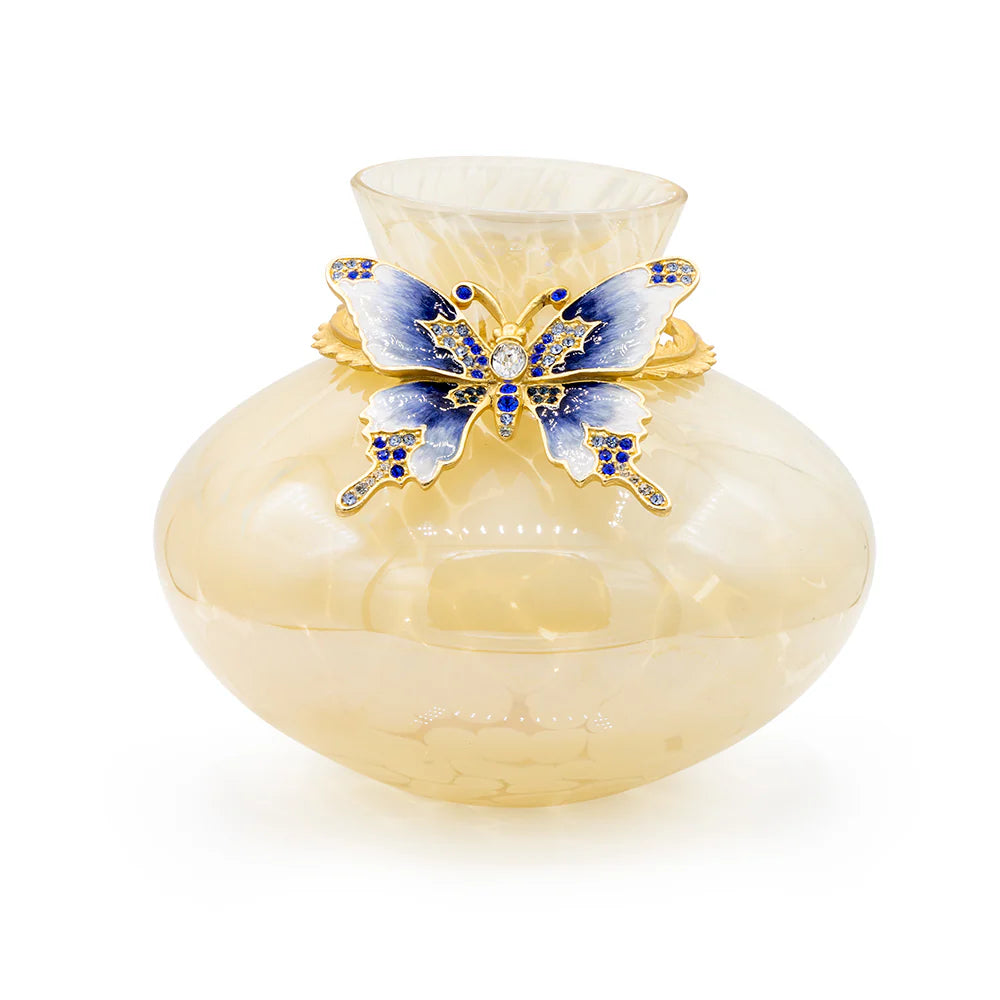 'Madam Butterfly' Delft Garden Vase - Thumbnail 2