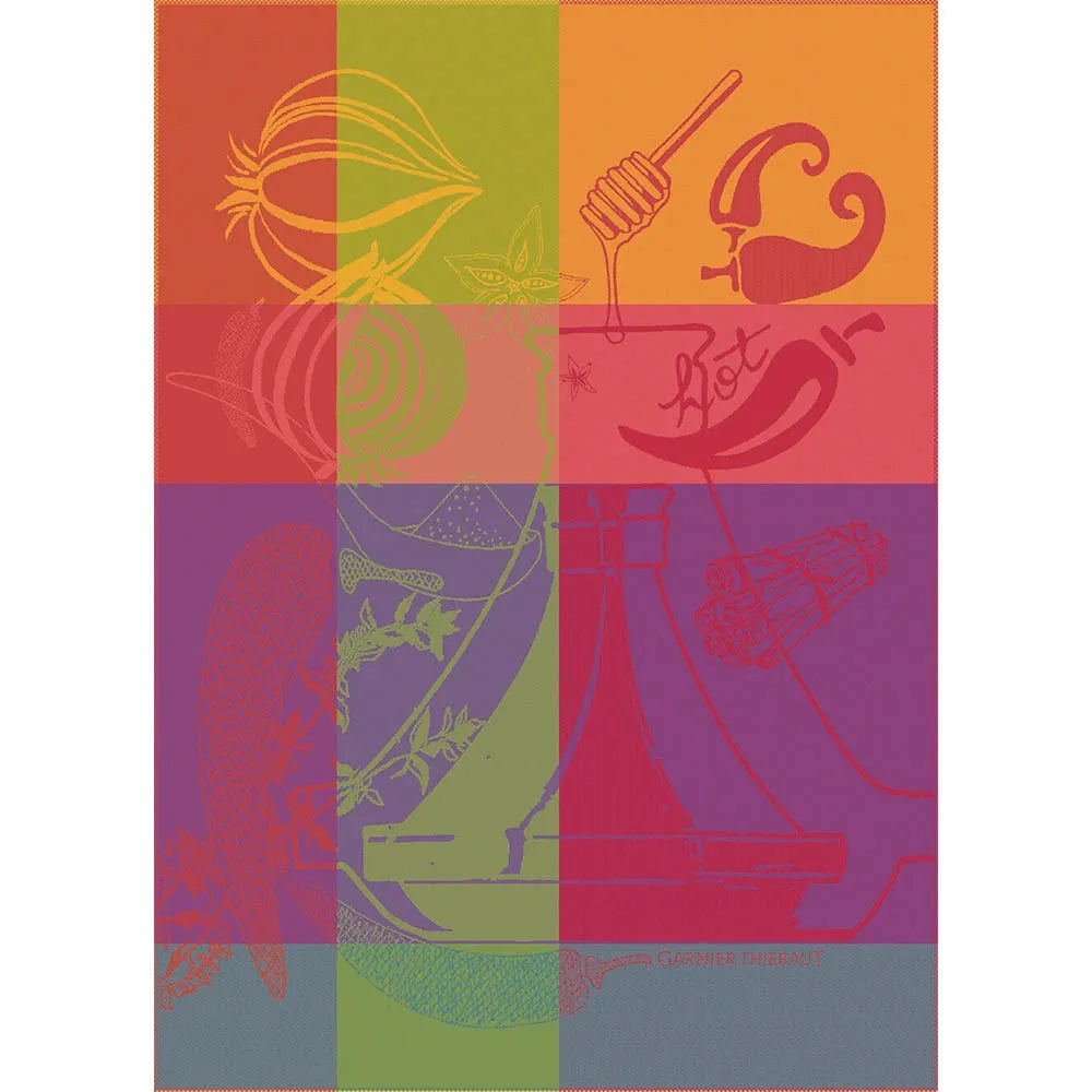 Garnier Thiebaut Jacquard Kitchen Towels