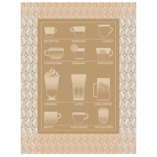 Barista Tea Towel Brown