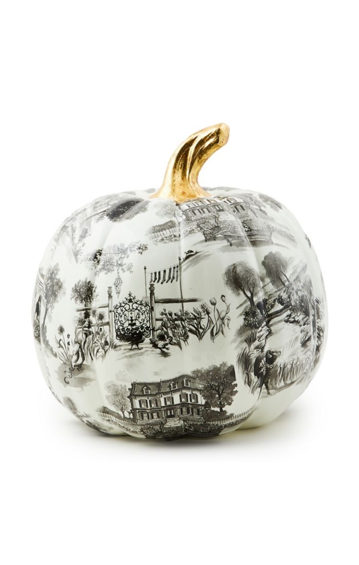 Black Toile Pumpkins