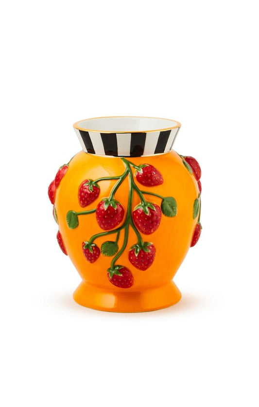 Tutti Frutti Strawberry Vase