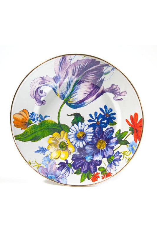 Flower Market Dinner Plate - White 70% OFF