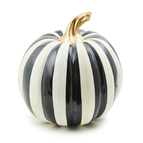Courtly Stripe Glossy Pumpkin
