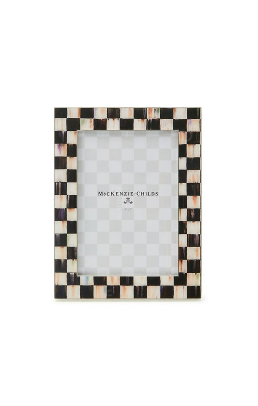 Courtly Check Silver Plated 5" X 7" Frame