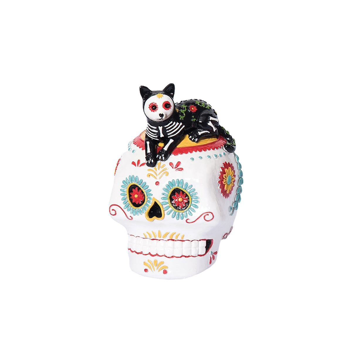 Feline Sugar Skull Figure