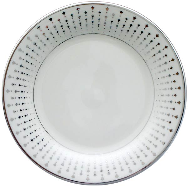 Constellation Silver White Salad Plate