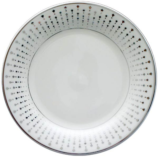 Constellation Silver White Salad Plate
