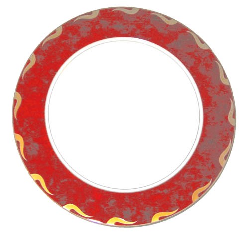 Imperial Red Dinner Plate